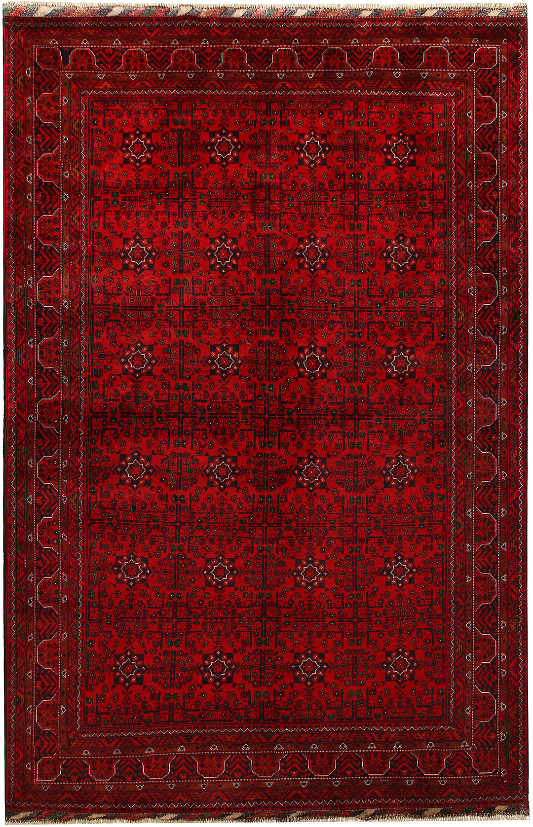 Dark Red Khal Mohammadi 6' 6 x 9' 10 - No. 67014 - ALRUG Rug Store