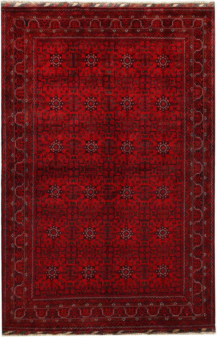 Dark Red Khal Mohammadi 6'  6" x 9'  10" - No. QA21676