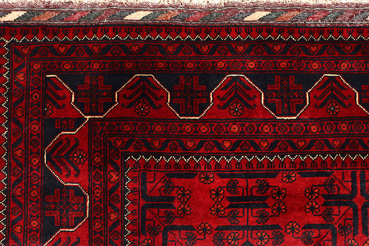 Dark Red Khal Mohammadi 6'  4" x 9'  7" - No. QA53334