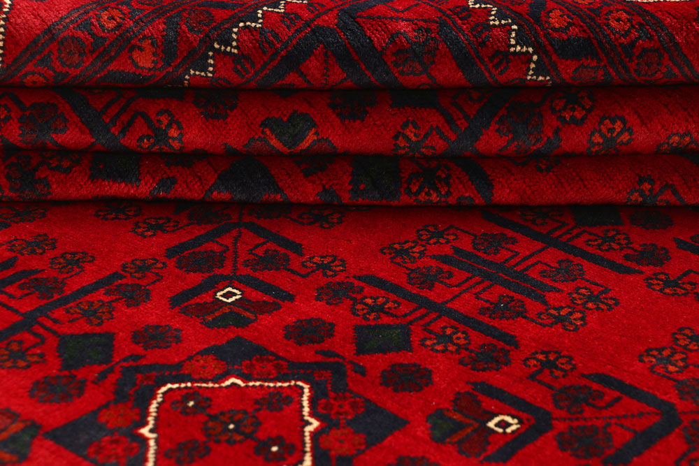 Dark Red Khal Mohammadi 6' 4 x 9' 7 - No. 67015 - ALRUG Rug Store