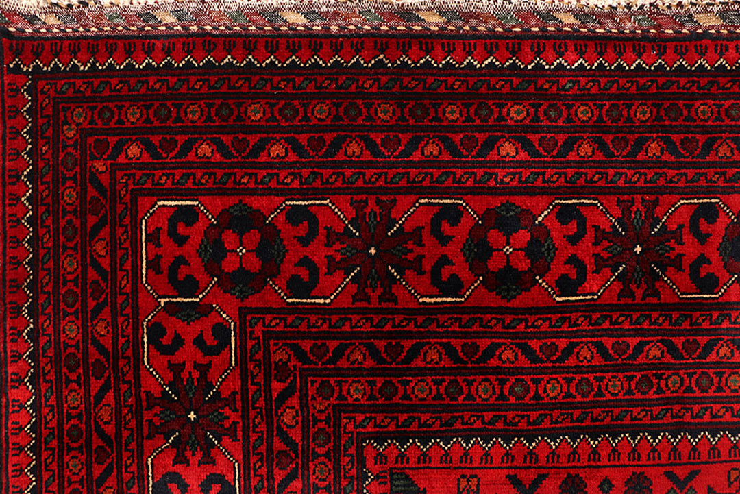 Dark Red Khal Mohammadi 6'  7" x 9'  1" - No. QA56688