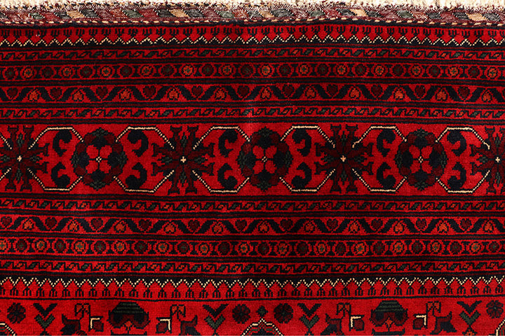 Dark Red Khal Mohammadi 6'  7" x 9'  1" - No. QA56688