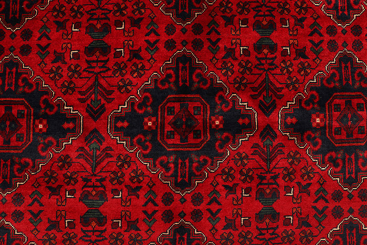 Dark Red Khal Mohammadi 6'  7" x 9'  1" - No. QA56688