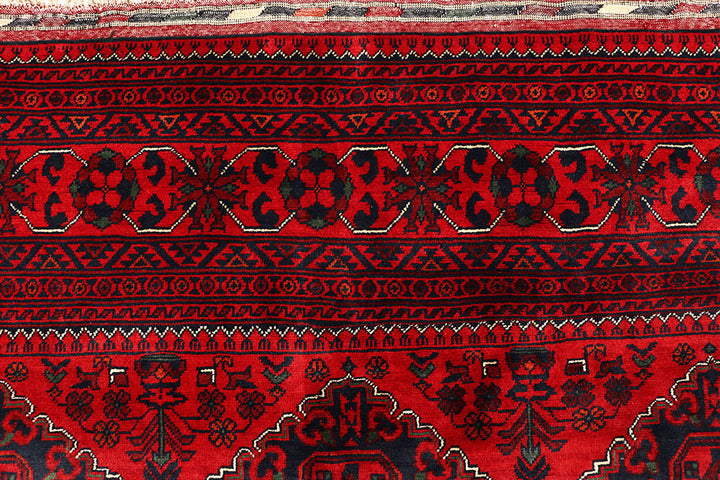 Dark Red Khal Mohammadi 6'  6" x 9'  6" - No. QA62608