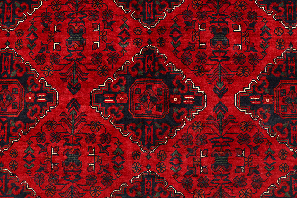 Dark Red Khal Mohammadi 6' 6 x 9' 6 - No. 67017 - ALRUG Rug Store