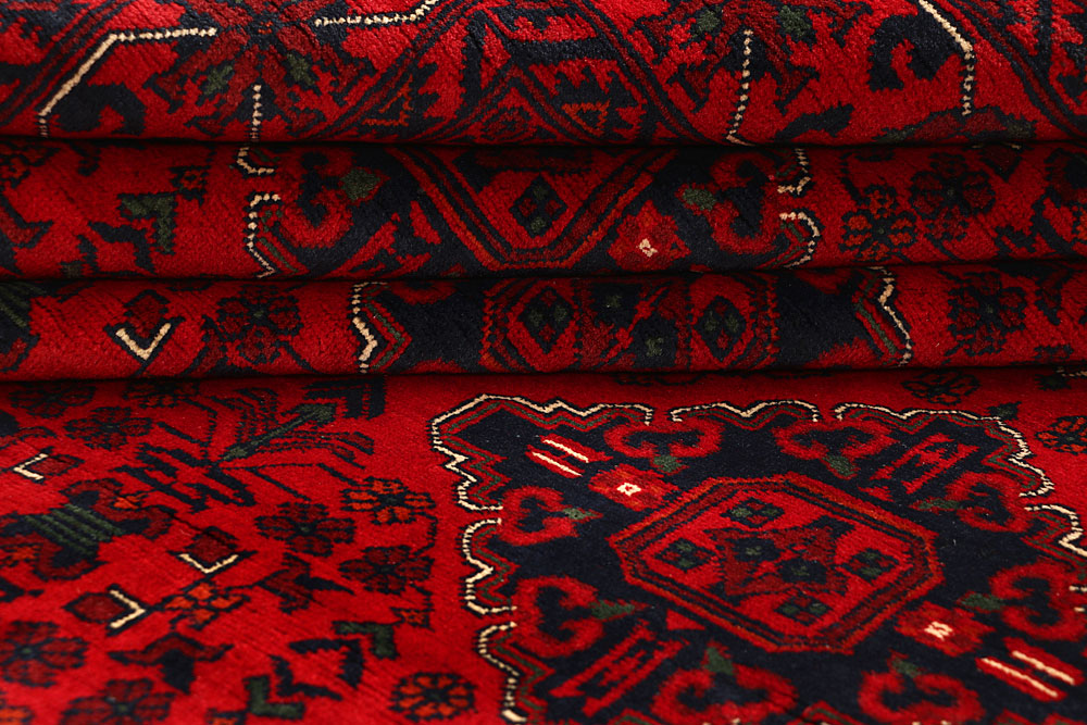Dark Red Khal Mohammadi 6' 6 x 9' 6 - No. 67017 - ALRUG Rug Store