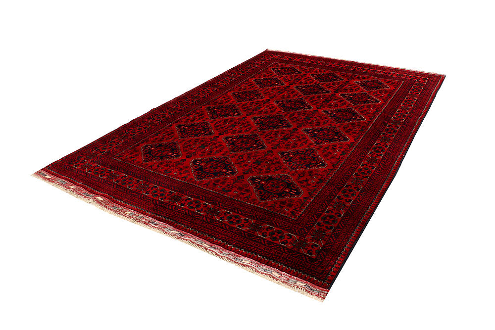 Dark Red Khal Mohammadi 6' 6 x 9' 6 - No. 67017 - ALRUG Rug Store