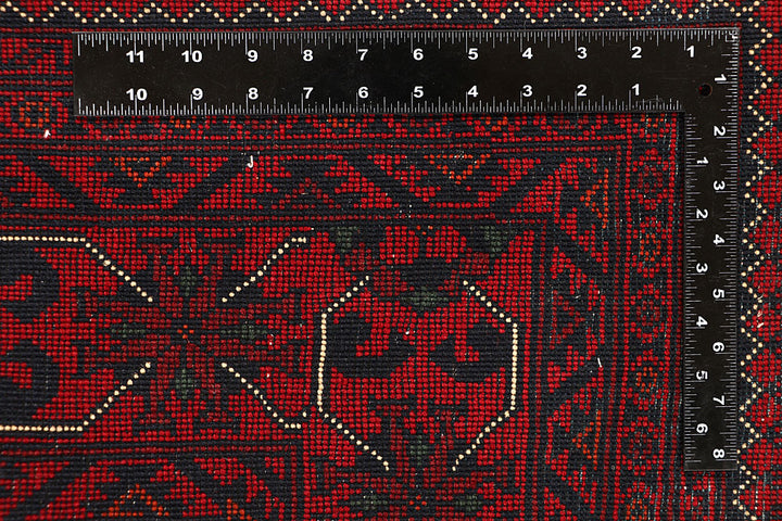 Dark Red Khal Mohammadi 6' 6 x 9' 6 - No. 67017 - ALRUG Rug Store