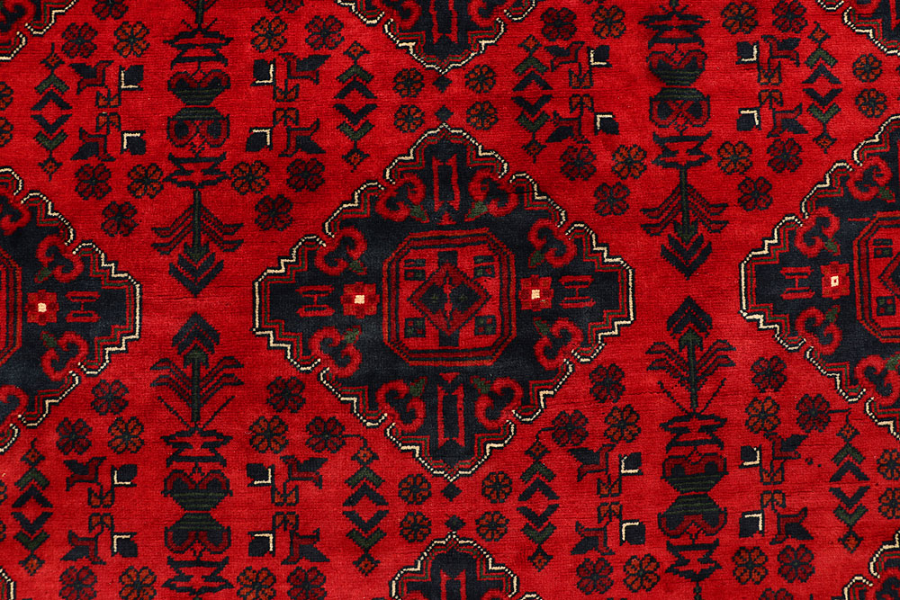 Dark Red Khal Mohammadi 6' 8 x 9' 6 - No. 67018 - ALRUG Rug Store