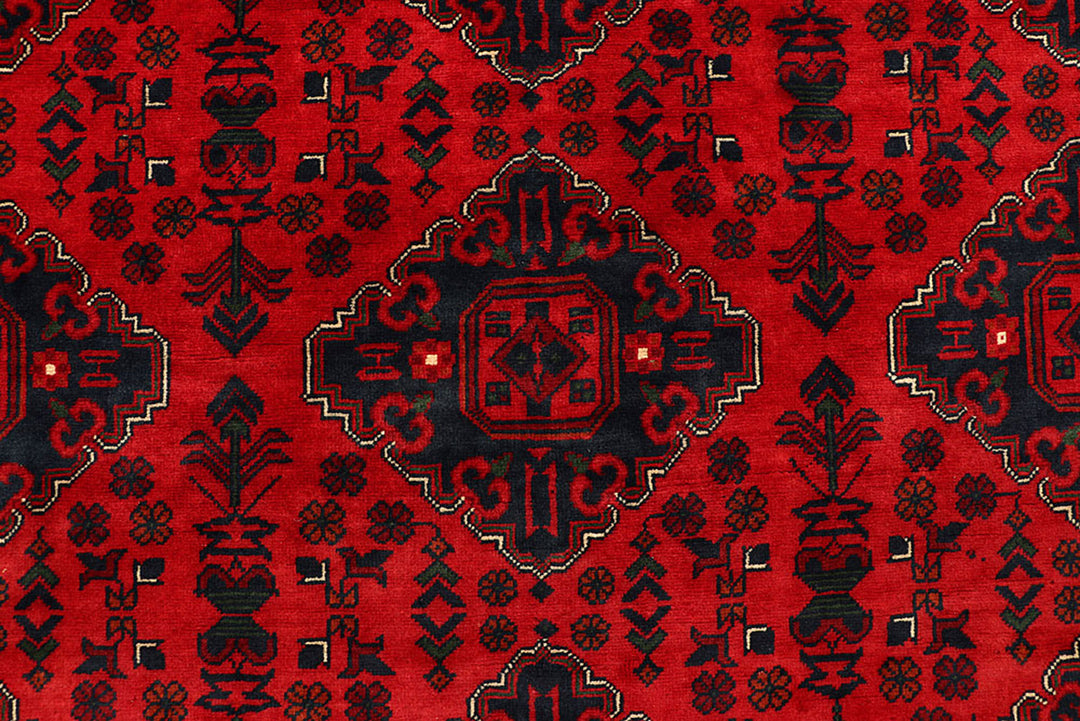 Dark Red Khal Mohammadi 6'  8" x 9'  6" - No. QA26517