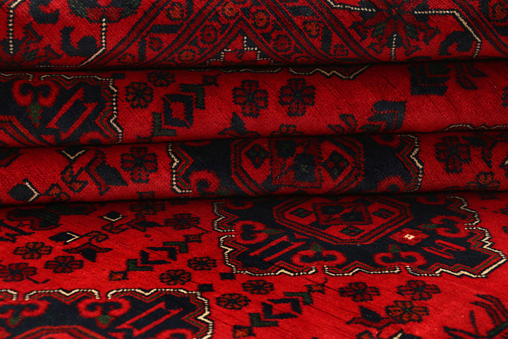 Dark Red Khal Mohammadi 6'  8" x 9'  6" - No. QA26517