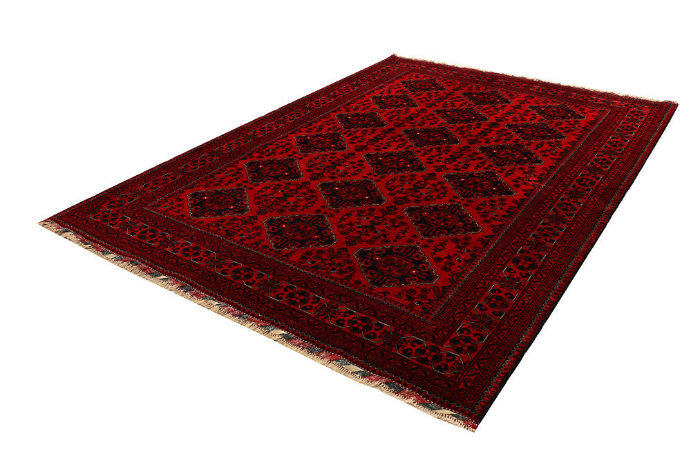 Dark Red Khal Mohammadi 6' 8 x 9' 6 - No. 67018 - ALRUG Rug Store