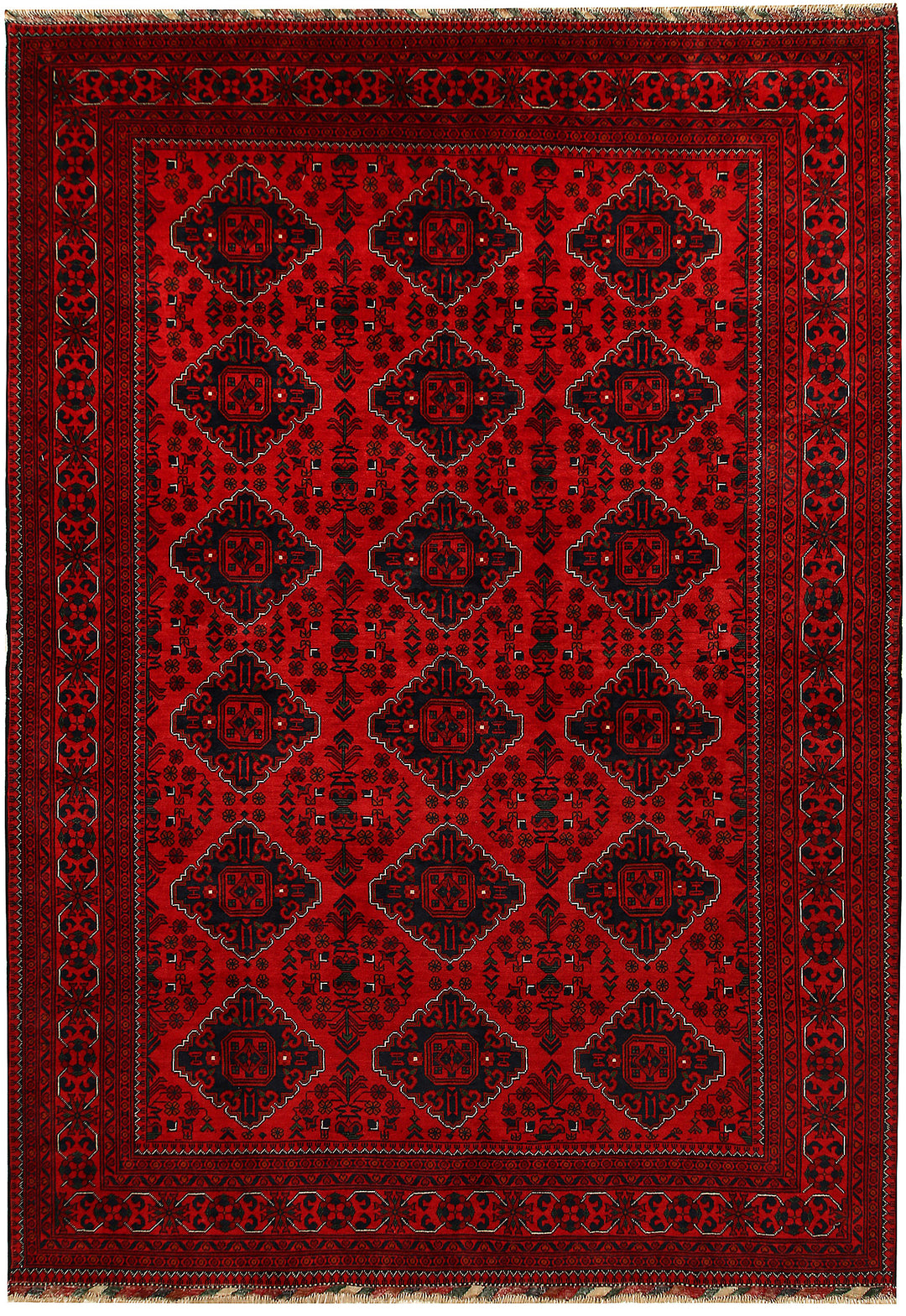 Dark Red Khal Mohammadi 6' 8 x 9' 6 - No. 67018 - ALRUG Rug Store
