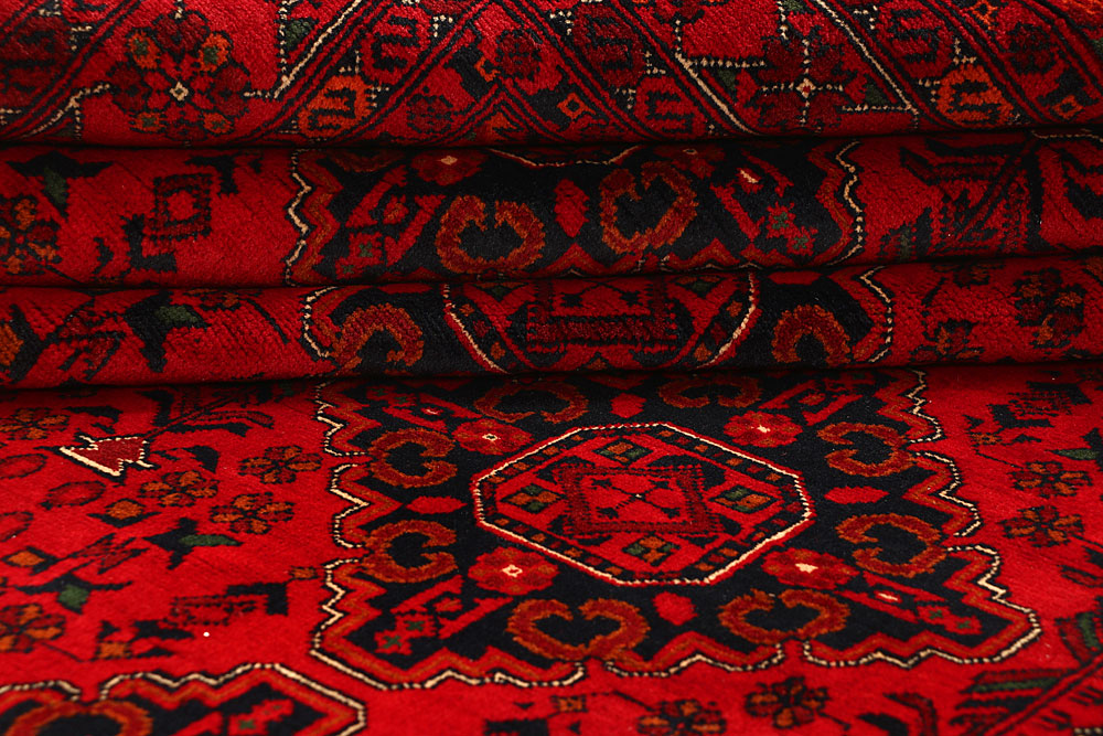 Dark Red Khal Mohammadi 6' 4 x 9' 10 - No. 67019 - ALRUG Rug Store
