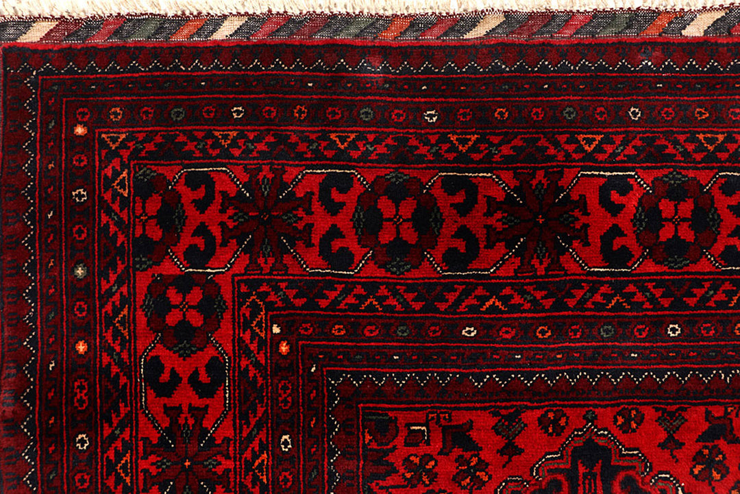 Dark Red Khal Mohammadi 6'  5" x 9'  6" - No. QA71419