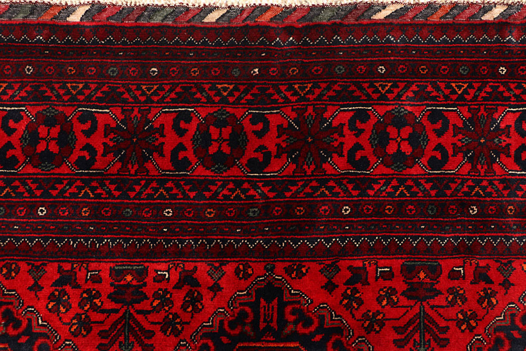 Dark Red Khal Mohammadi 6'  5" x 9'  6" - No. QA71419