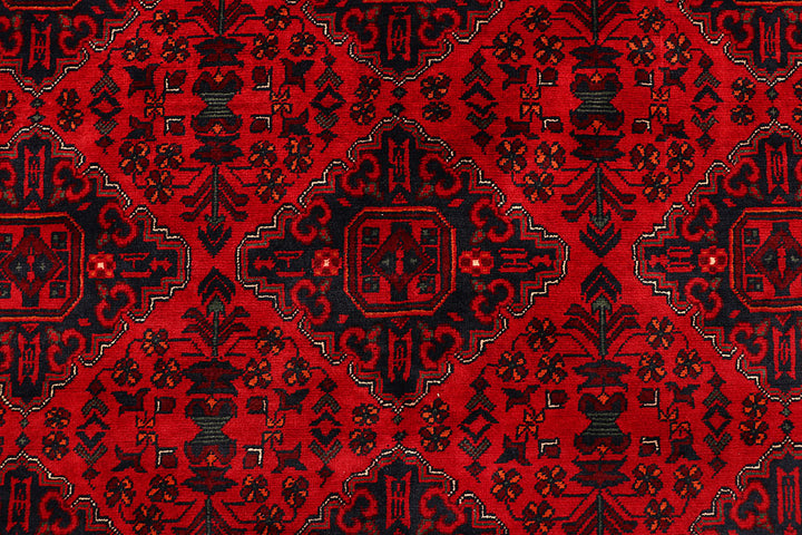 Dark Red Khal Mohammadi 6' 5 x 9' 6 - No. 67020 - ALRUG Rug Store