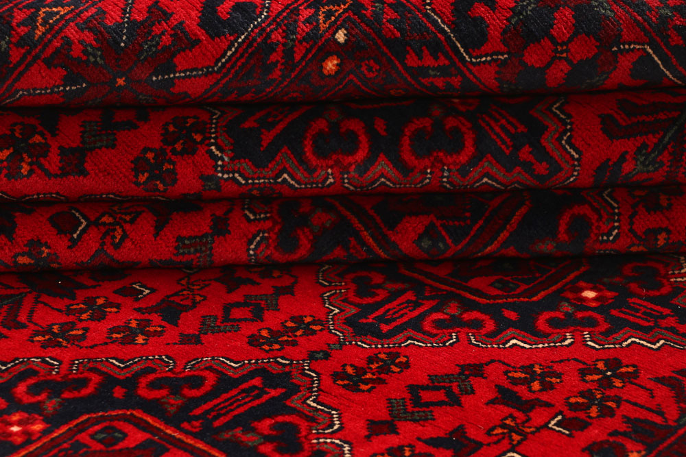 Dark Red Khal Mohammadi 6' 5 x 9' 6 - No. 67020 - ALRUG Rug Store