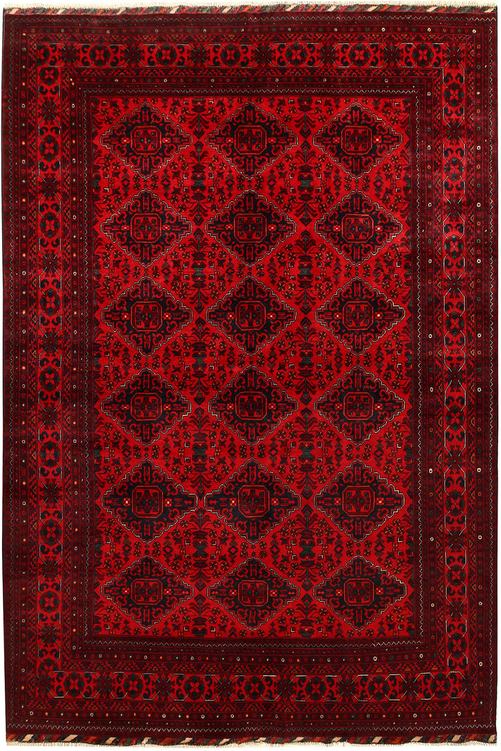 Dark Red Khal Mohammadi 6' 5 x 9' 6 - No. 67020 - ALRUG Rug Store