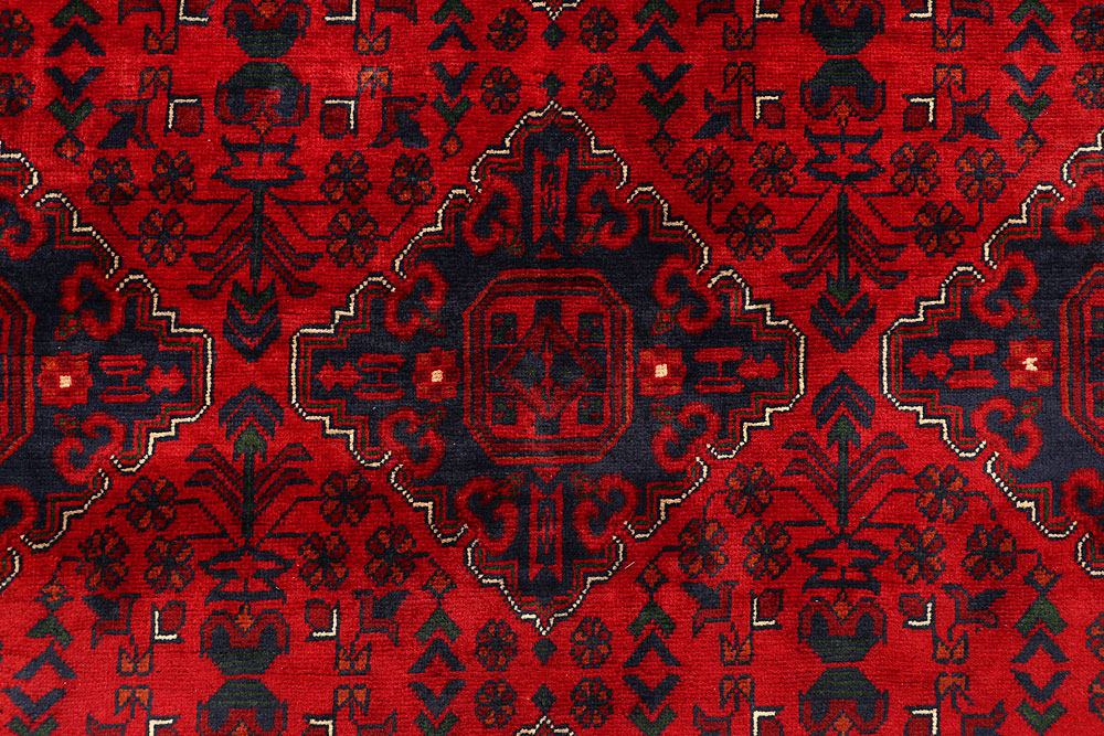 Dark Red Khal Mohammadi 6' 5 x 9' 7 - No. 67021 - ALRUG Rug Store