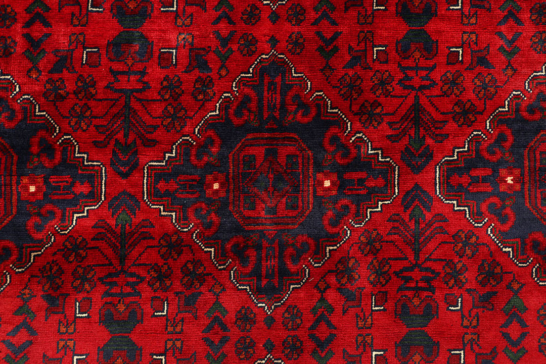 Dark Red Khal Mohammadi 6'  5" x 9'  7" - No. QA28455