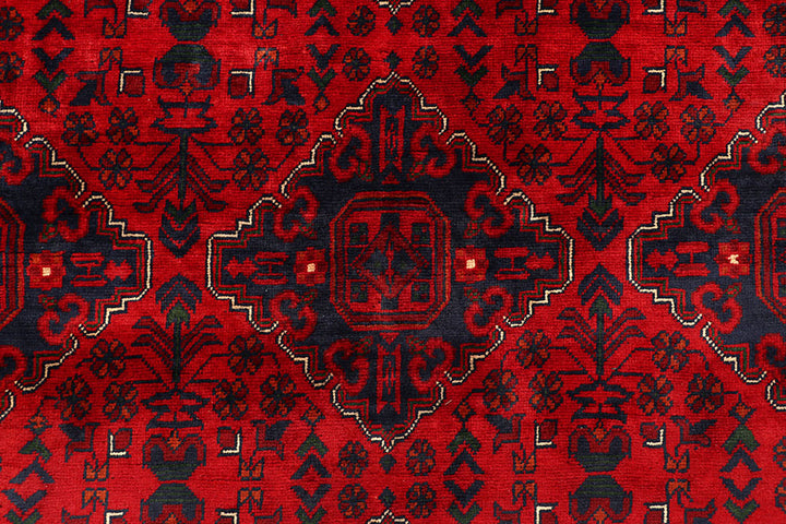 Dark Red Khal Mohammadi 6'  5" x 9'  7" - No. QA28455