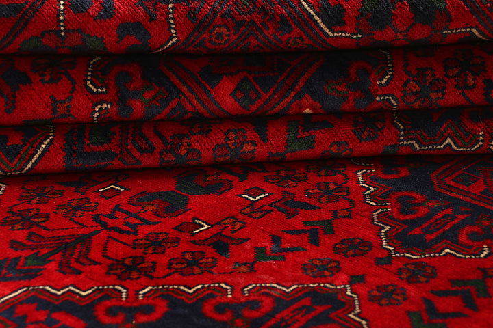 Dark Red Khal Mohammadi 6' 5 x 9' 7 - No. 67021 - ALRUG Rug Store