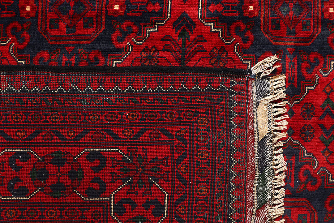 Dark Red Khal Mohammadi 6'  5" x 9'  7" - No. QA28455