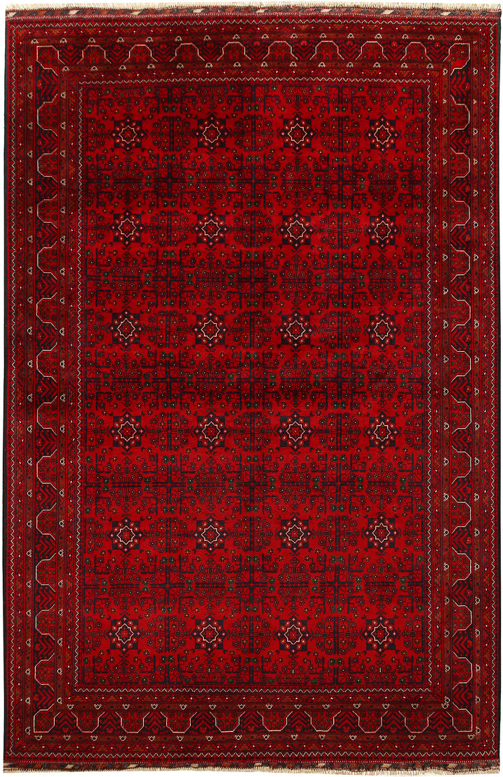 Dark Red Khal Mohammadi 6'  4" x 9'  9" - No. QA37267