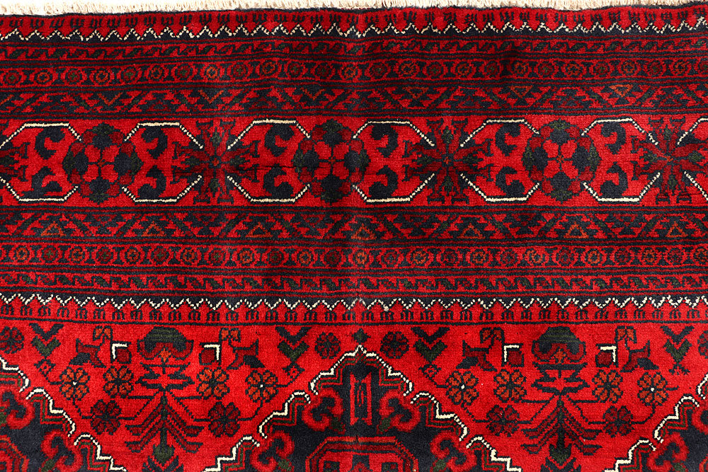 Dark Red Khal Mohammadi 6' 8 x 9' 9 - No. 67023 - ALRUG Rug Store