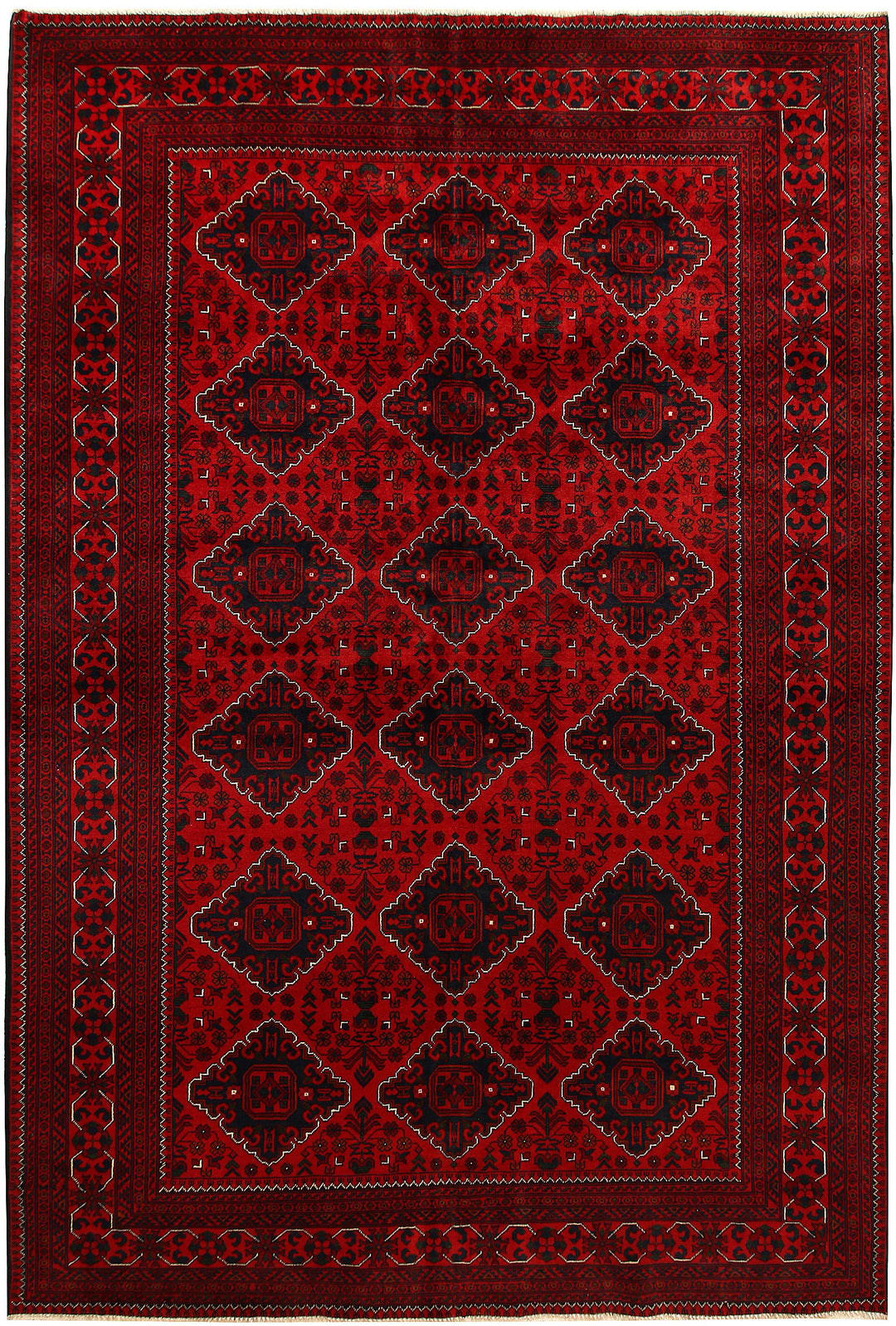 Dark Red Khal Mohammadi 6' 8 x 9' 9 - No. 67023 - ALRUG Rug Store