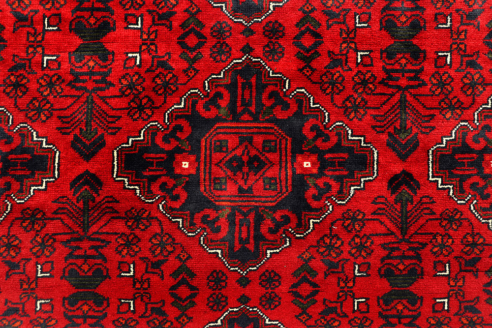 Dark Red Khal Mohammadi 6' 5 x 9' - No. 67024 - ALRUG Rug Store