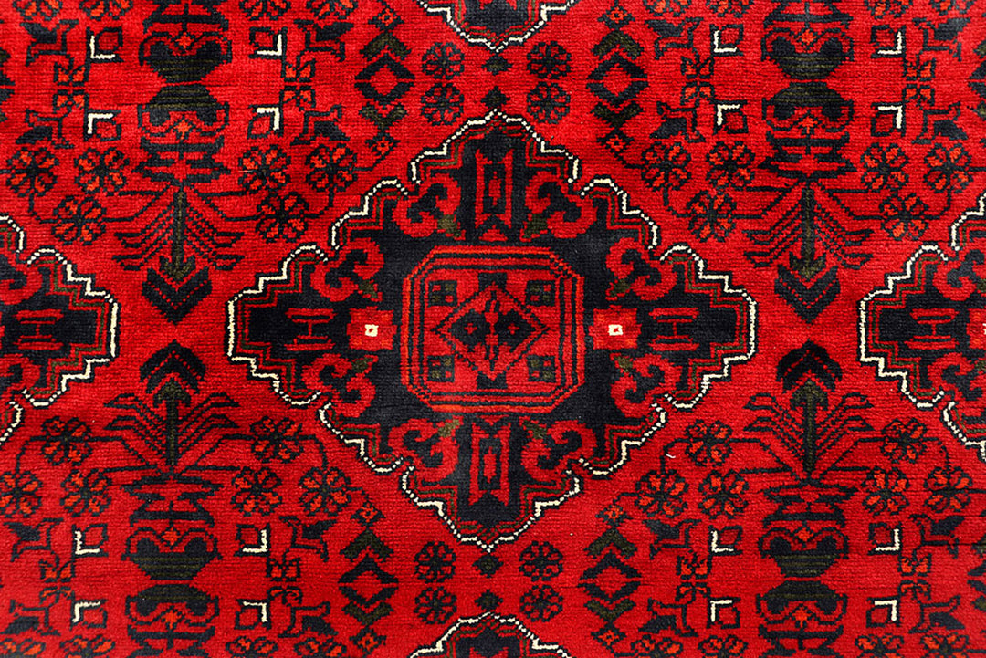 Dark Red Khal Mohammadi 6'  5" x 9' " - No. QA10840