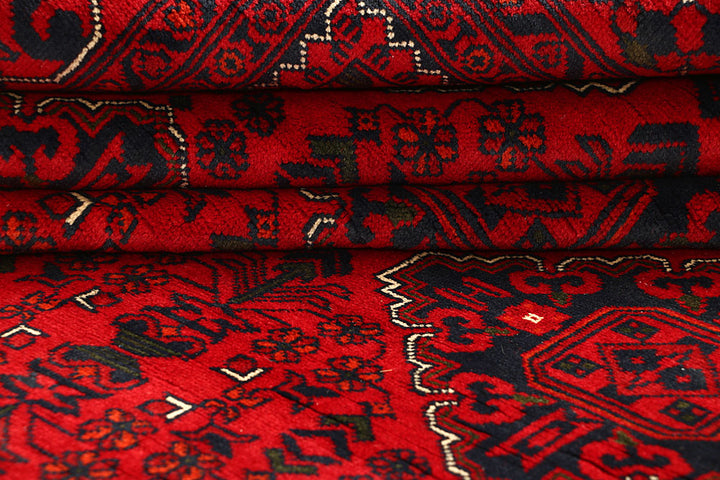 Dark Red Khal Mohammadi 6' 5 x 9' - No. 67024 - ALRUG Rug Store