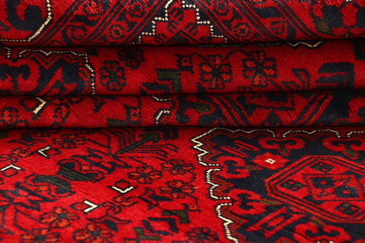 Dark Red Khal Mohammadi 6'  5" x 9' " - No. QA10840