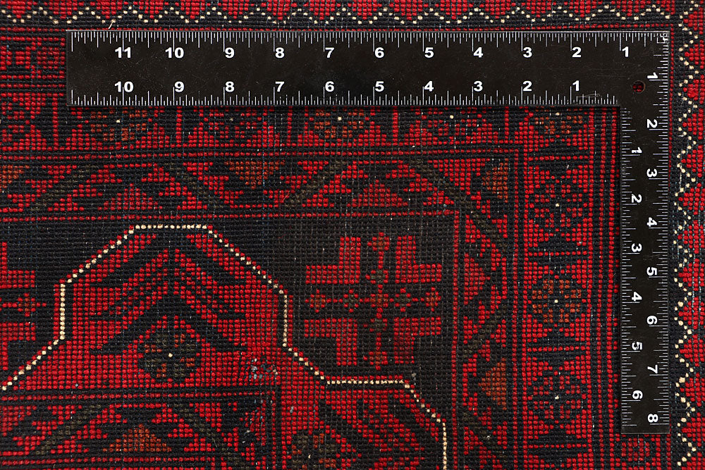 Dark Red Khal Mohammadi 6' 8 x 9' 6 - No. 67026 - ALRUG Rug Store