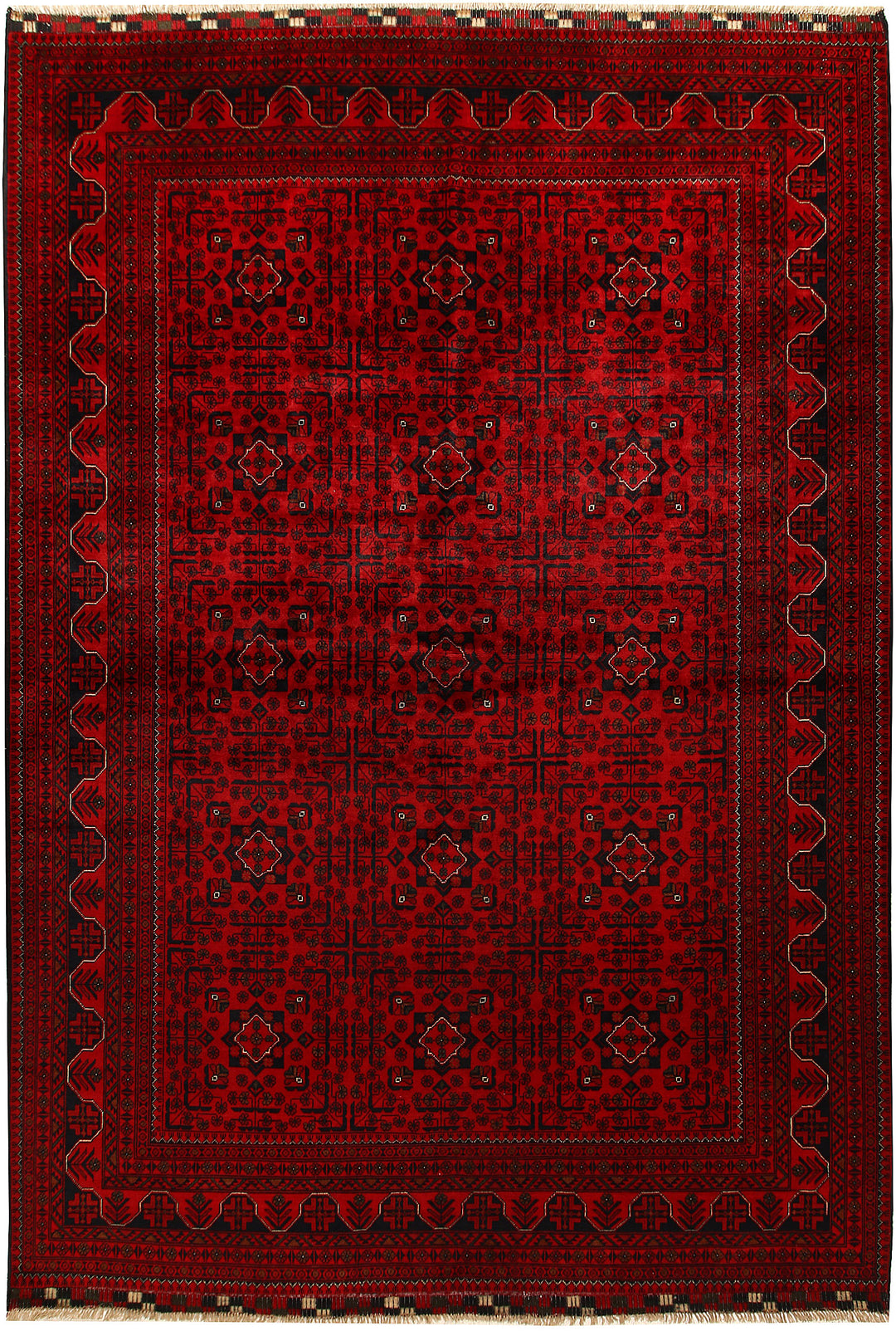 Dark Red Khal Mohammadi 6' 8 x 9' 6 - No. 67026 - ALRUG Rug Store