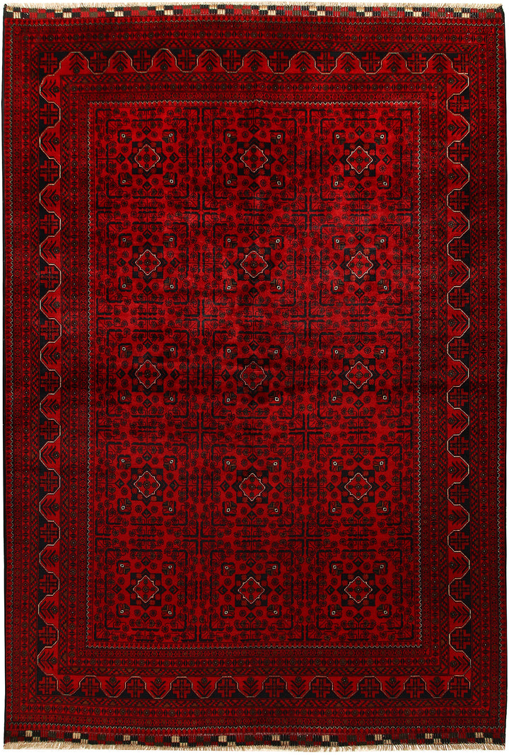 Dark Red Khal Mohammadi 6' 8 x 9' 6 - No. 67026 - ALRUG Rug Store