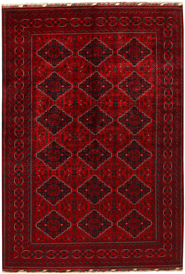 Dark Red Khal Mohammadi 6' 4 x 9' 3 - No. 67027 - ALRUG Rug Store