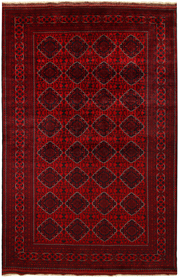 Dark Red Khal Mohammadi 6'  4" x 9'  7" - No. QA89293
