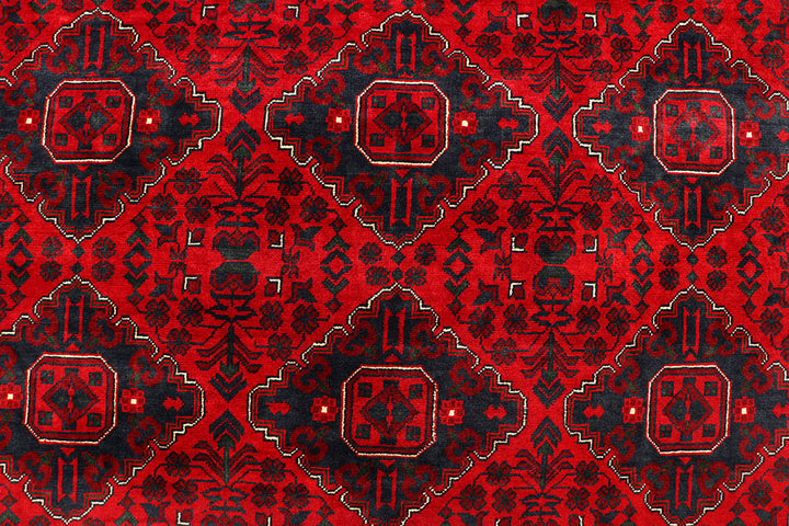 Dark Red Khal Mohammadi 6'  6" x 9'  9" - No. QA19348