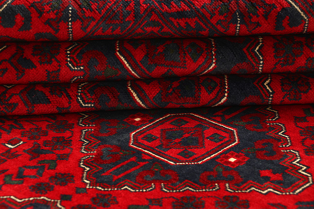 Dark Red Khal Mohammadi 6' 6 x 9' 9 - No. 67030 - ALRUG Rug Store