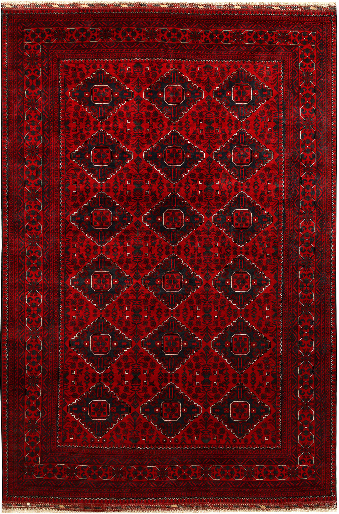 Dark Red Khal Mohammadi 6' 6 x 9' 9 - No. 67030 - ALRUG Rug Store