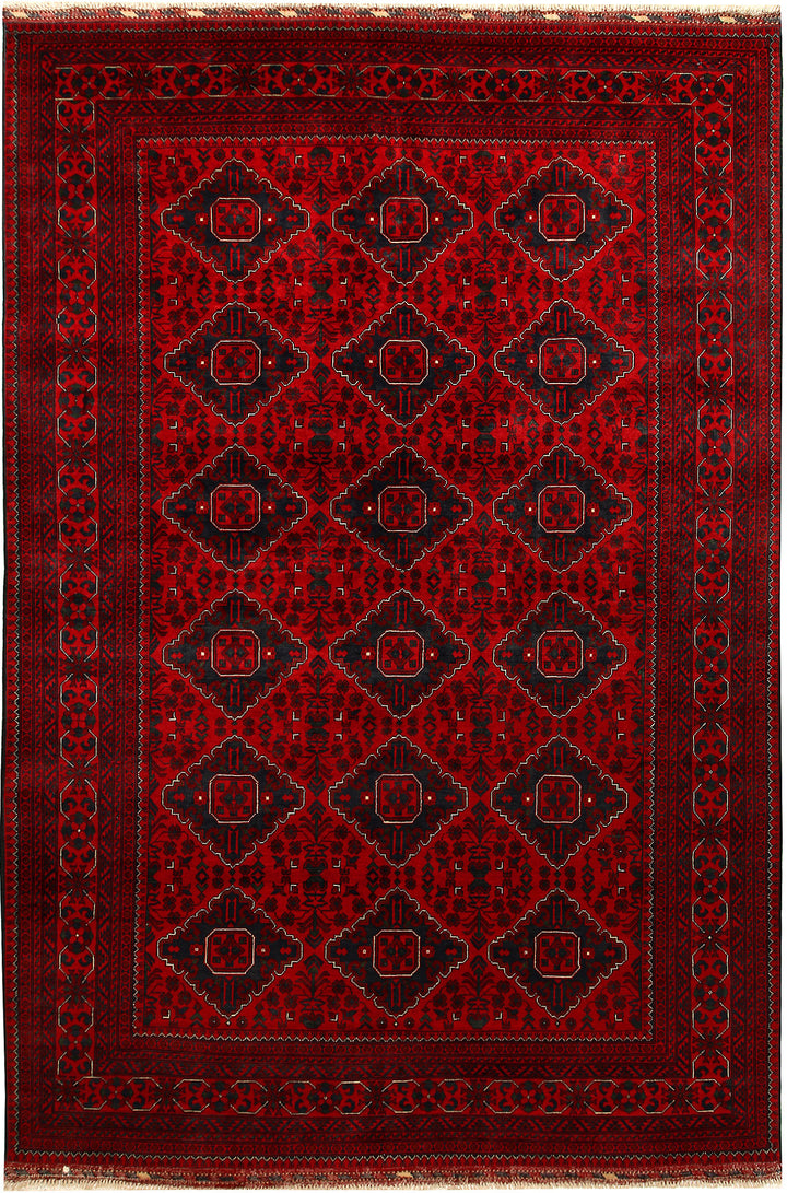 Dark Red Khal Mohammadi 6'  6" x 9'  9" - No. QA19348