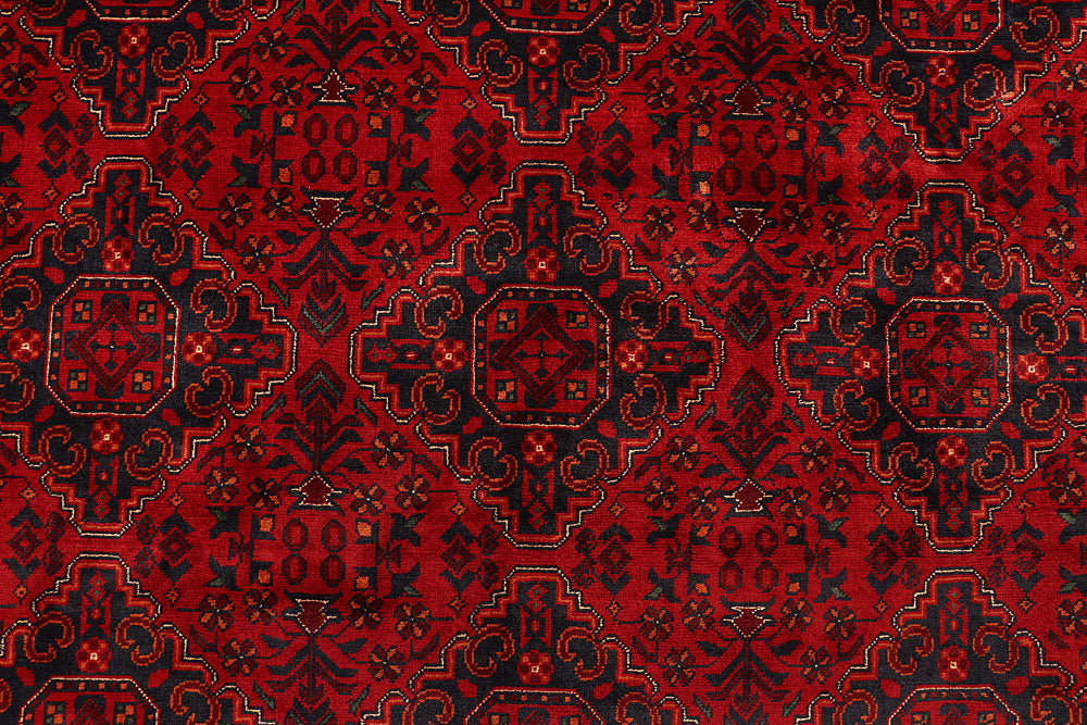 Dark Red Khal Mohammadi 6' 6 x 9' 9 - No. 67031 - ALRUG Rug Store