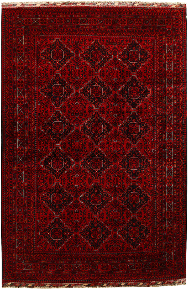 Dark Red Khal Mohammadi 6' 6 x 9' 9 - No. 67031 - ALRUG Rug Store