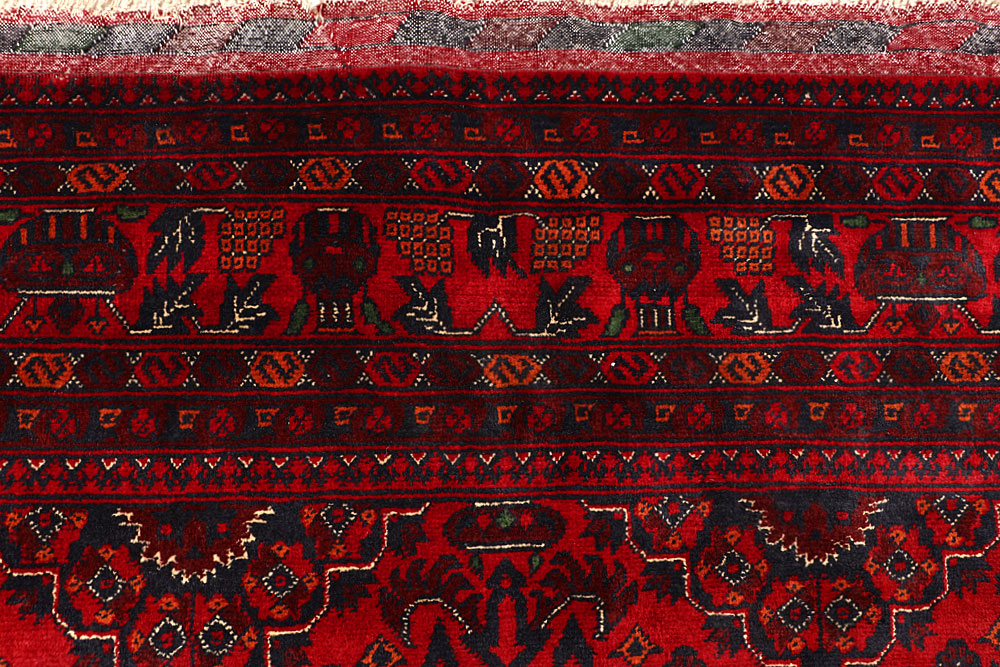 Dark Red Khal Mohammadi 6' 6 x 9' 7 - No. 67032 - ALRUG Rug Store