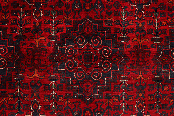 Dark Red Khal Mohammadi 6'  6" x 9'  7" - No. QA63142