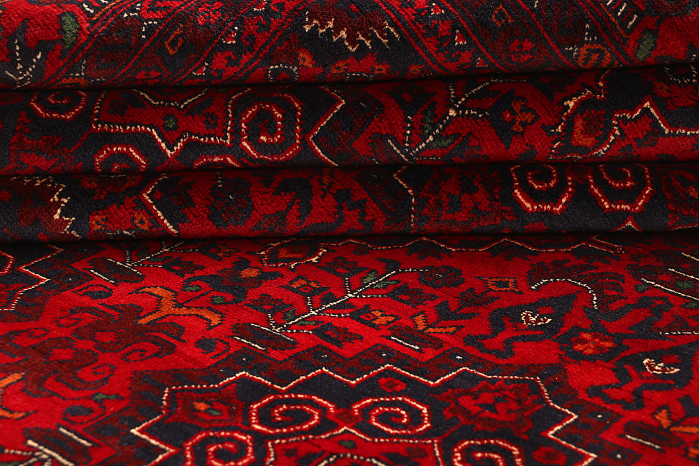 Dark Red Khal Mohammadi 6' 6 x 9' 7 - No. 67032 - ALRUG Rug Store