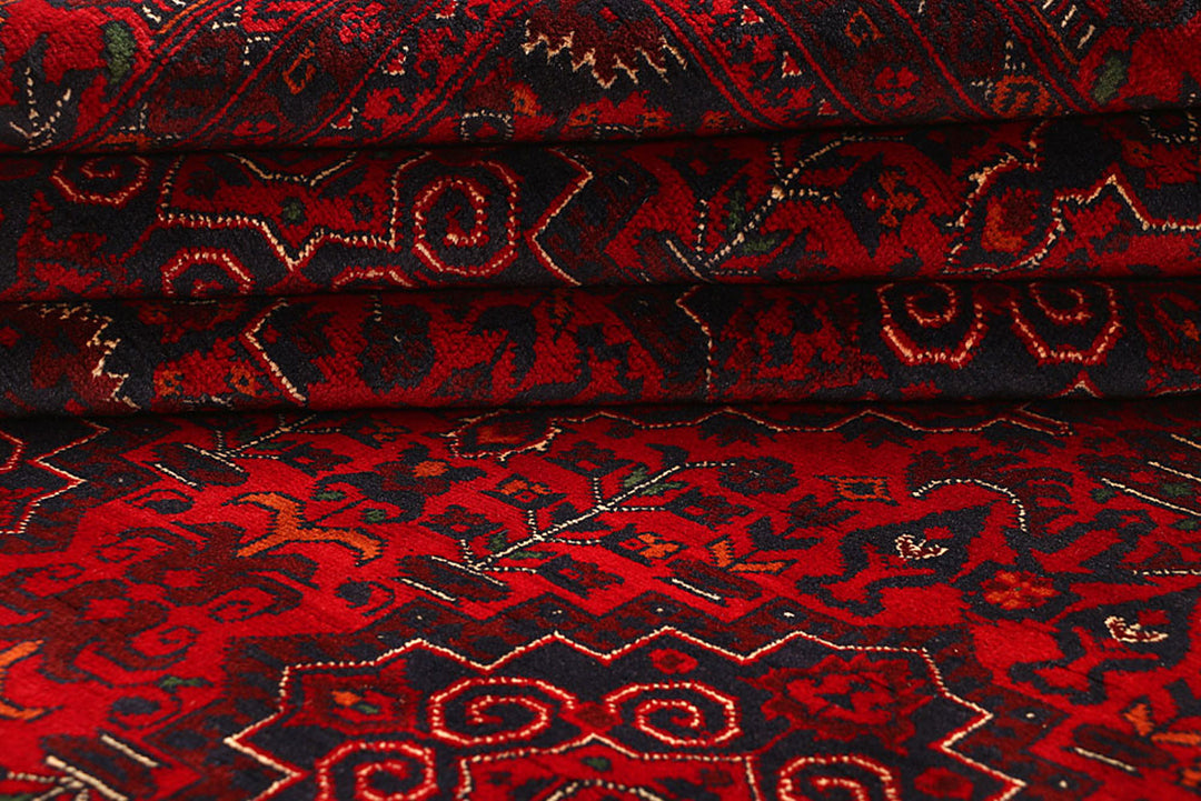 Dark Red Khal Mohammadi 6'  6" x 9'  7" - No. QA63142